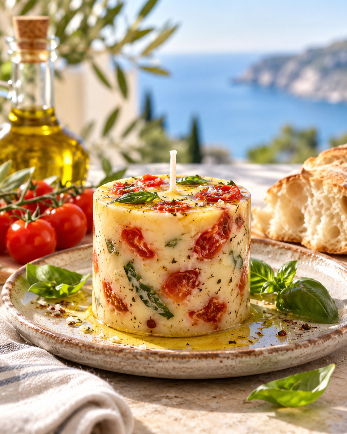 Vela Caprese junto al Mediterráneo